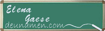 Elena Gaese Visitenkarte